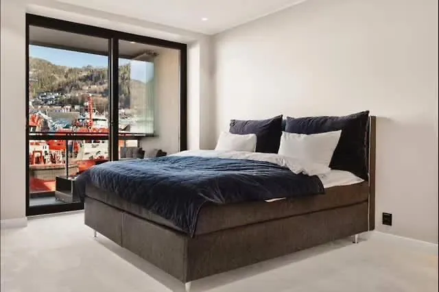 Apartamento High End 2br - Balcony - Harbour View Bergen