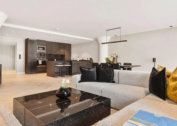 High End 2br - Balcony - Harbour View Берген